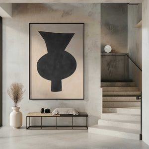 Tablou înramat „Abstract Vase Silhouette” de Elena Ristova