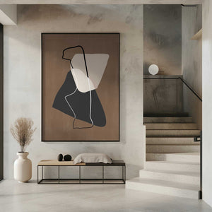 Tablou înramat „Abstract Silhouette” de Elena Ristova