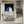 Tablou înramat „Isected Circle with Blue and White Quadrants” de Elena Ristova