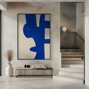 Tablou înramat „Shadows of Blue” de Elena Ristova
