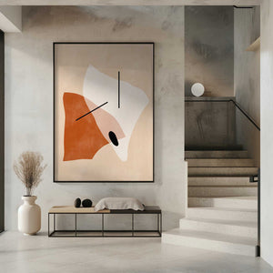 Tablou înramat „Geometric Shapes In Earthy Tones” de Elena Ristova