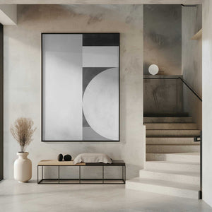 Tablou înramat „Geometric Harmony” de Elena Ristova