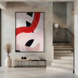 Tablou înramat „Colorful Curves” de Elena Ristova