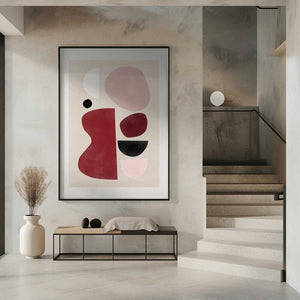 Tablou înramat „Abstract Geometric Shapes” de Elena Ristova