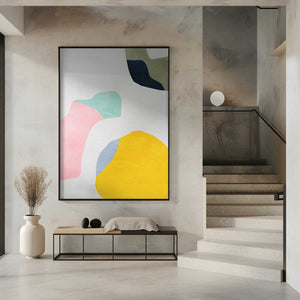 Tablou înramat „Pastel Minimal shapes” de Ana Rut Bre
