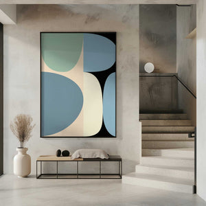 Tablou înramat „Mid Century Pastel 17” de Ana Rut Bre