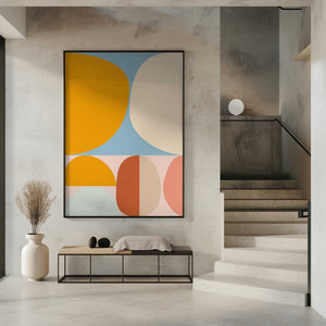 Tablou înramat „Mid Century Pastel 15” de Ana Rut Bre