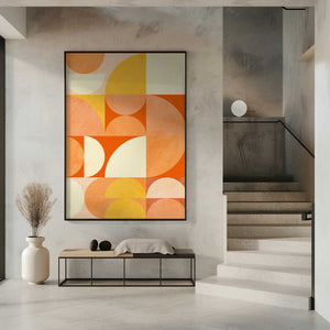 Tablou înramat „Spring Mid Rhapsody Orange 3” de Ana Rut Bre