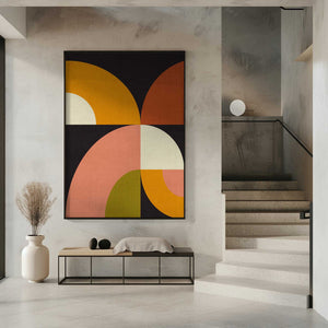 Tablou înramat „Geo Shapes Fall 21 Geo” de Ana Rut Bre