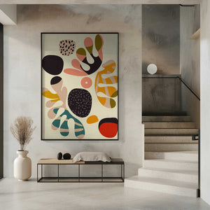 Tablou înramat „Mid Century Cut Outs2” de Ana Rut Bre