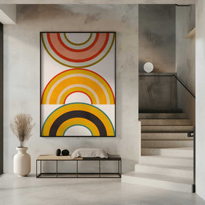Tablou înramat „Rainbow Suns 6” de Ana Rut Bre