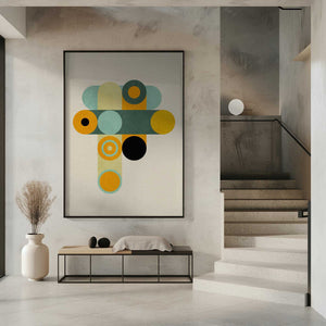Tablou înramat „Rainbow Plus Shapes9” de Ana Rut Bre