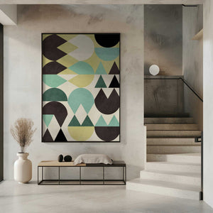 Tablou înramat „Rainbow Plus Shapes6” de Ana Rut Bre