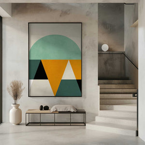 Tablou înramat „Rainbow Plus Shapes4” de Ana Rut Bre