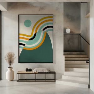 Tablou înramat „Rainbow Plus Shapes2” de Ana Rut Bre