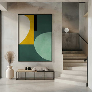 Tablou înramat „Rainbow Plus Shapes1” de Ana Rut Bre