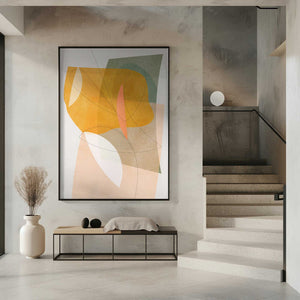 Tablou înramat „Nature Friendly Terracotta 5 Aquarell Kopie” de Ana Rut Bre