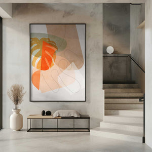 Tablou înramat „Nature Friendly Terracotta 6 Aquarell Kopie” de Ana Rut Bre