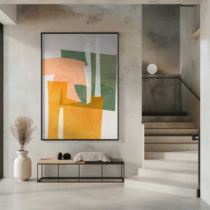 Tablou înramat „Nature Friendly Terracotta 8 Aquarell Kopie” de Ana Rut Bre