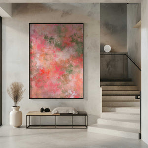 Tablou înramat „Pastel Flowery Artwork” de Bilge Paksoylu