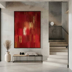Tablou înramat „Abstract Modern Brush Strokes” de Bilge Paksoylu