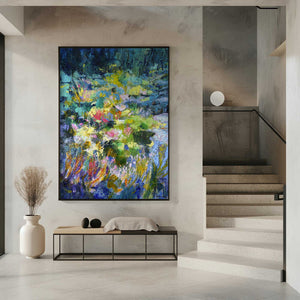 Tablou înramat „Vibrant Garden Glow” de Dorothy Fagan