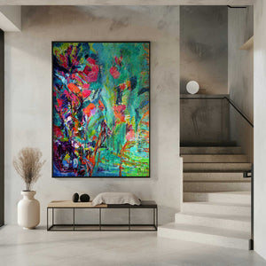 Tablou înramat „Vivid Colors And Delicate Petals” de Dorothy Fagan