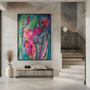Tablou înramat „Impressionist Floral Abstract” de Dorothy Fagan