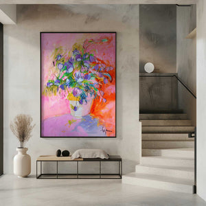 Tablou înramat „Vibrant Petals” de Dorothy Fagan