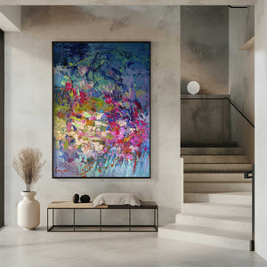 Tablou înramat „Vibrant Whirlwind” de Dorothy Fagan