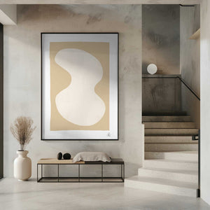 Tablou înramat „Yellow Blob Poster” de Lisa Ketty