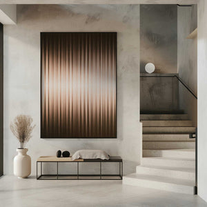 Tablou înramat „Euphoria - Brown and White” de Alma