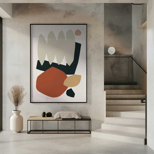 Tablou înramat „Collage Earth II” de Orara Studio