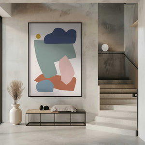 Tablou înramat „Collage Pastel I” de Orara Studio