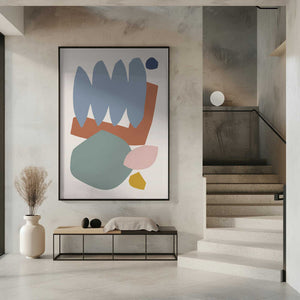 Tablou înramat „Collage Pastel II” de Orara Studio