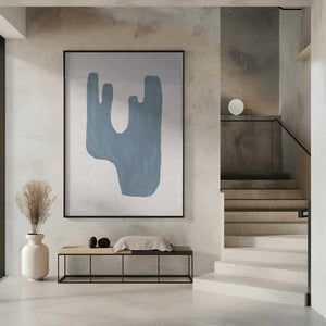 Tablou înramat „Mid Century Blue IV” de Orara Studio
