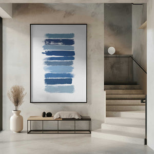 Tablou înramat „Ombre Blue” de Orara Studio