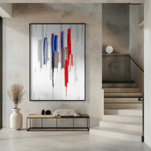 Tablou înramat „BILLS RED WHITE AND BLUE” de Fun Qui