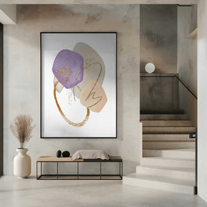 Tablou înramat „Cool Shapes 3” de Sally Ann Moss