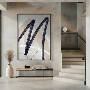 Tablou înramat „Abstract Lines No. 2” de Anne-Marie Volfova