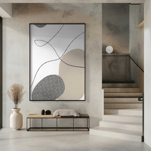 Tablou înramat „Abstract Bubbles” de Anne-Marie Volfova