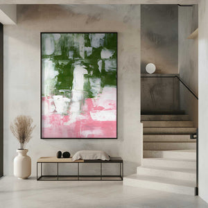 Tablou înramat „Olive Pink” de Ejaaz Haniff