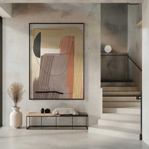 Tablou înramat „Earthy Tones and Organic Shapes” de Little Dean