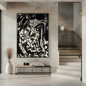 Tablou înramat „Abstraction With Inks” de Little Dean