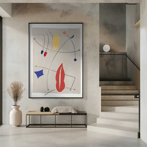 Tablou înramat „Whimsical Curves” de Little Dean