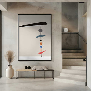Tablou înramat „Simple Geometric Shapes” de Little Dean