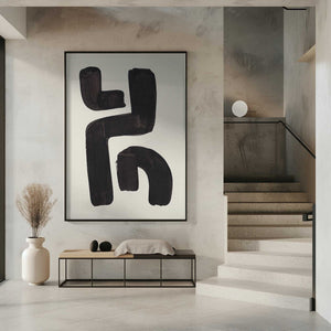 Tablou înramat „Ink Motif 23” de Ejaaz Haniff