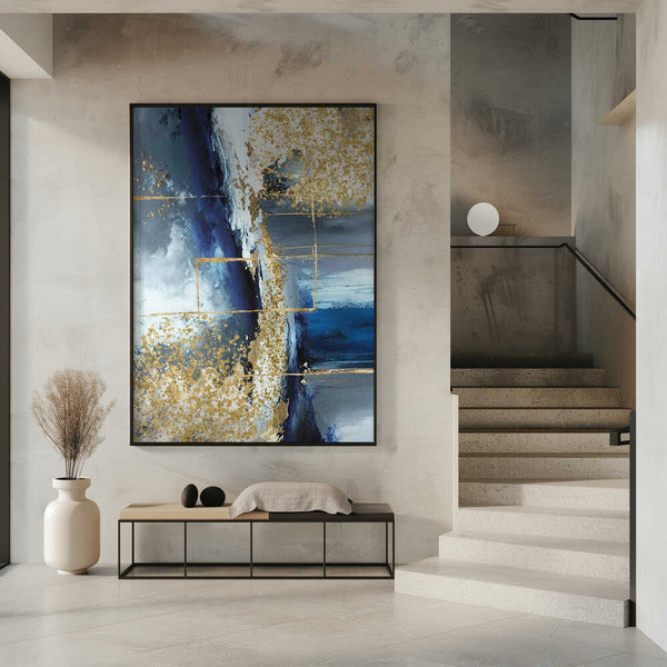 Tablou înramat „Blue Marble” de Sally Ann Moss