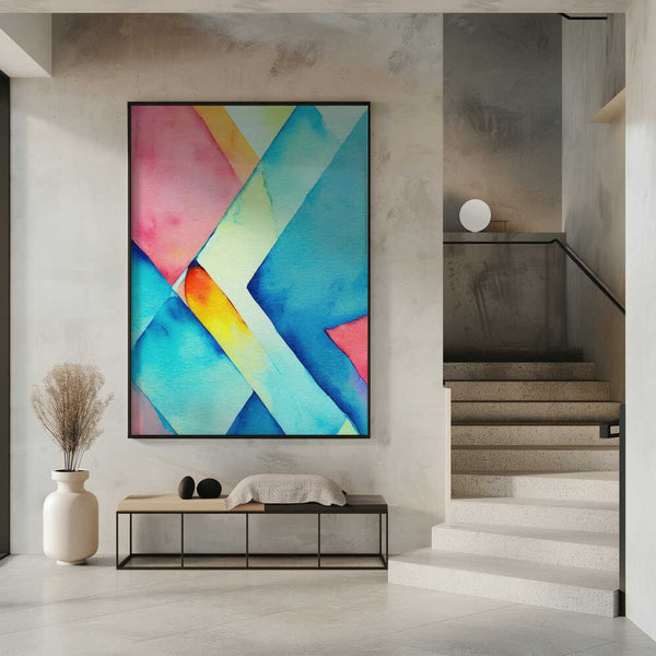 Tablou înramat „Nature Inspired Abstract Watercolor  (Day 37)” de Mauro