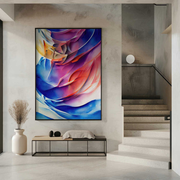 Tablou înramat „Nature Inspired Abstract Watercolor  (Day 42)” de Mauro